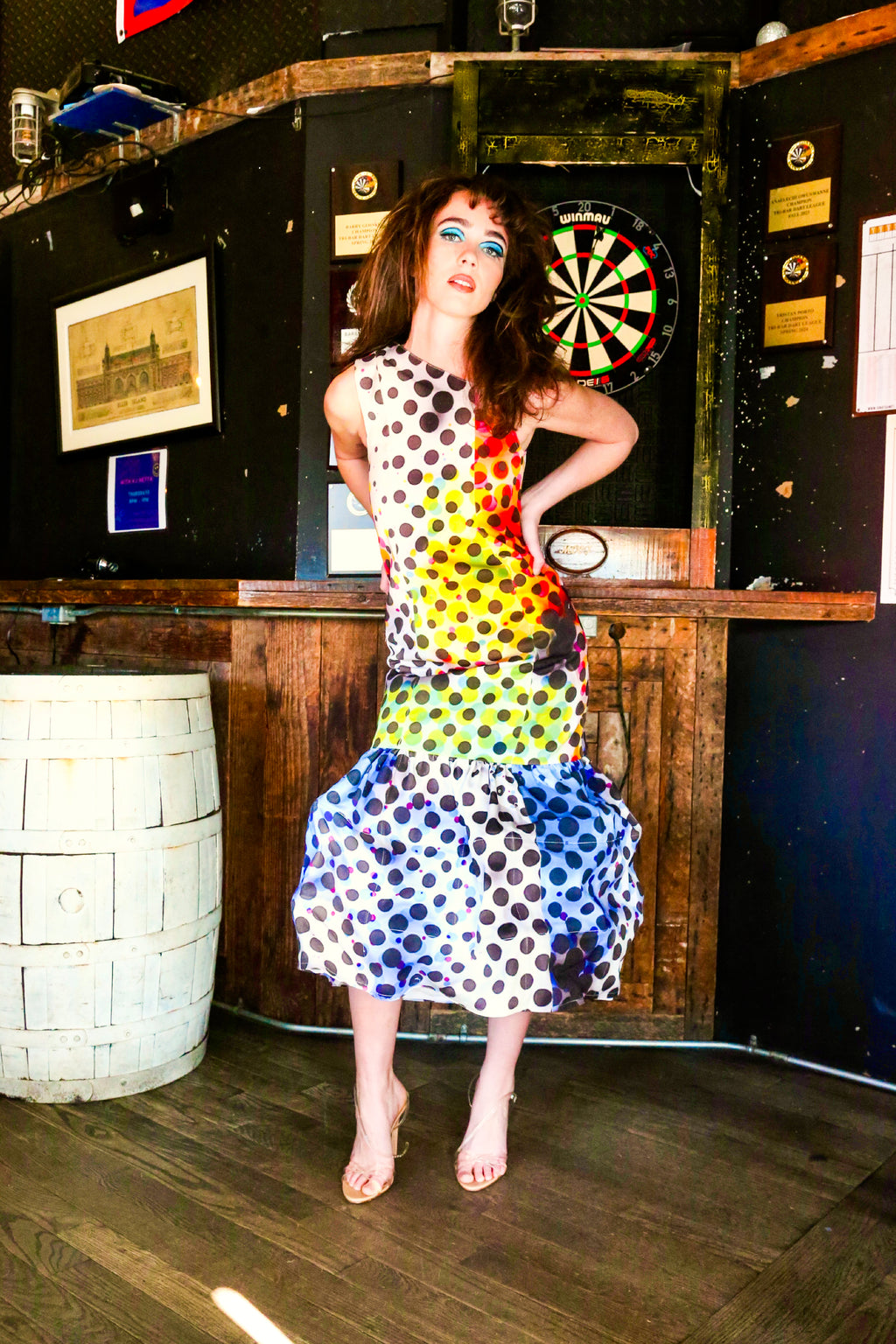 Polka Dot Two- Part Dress