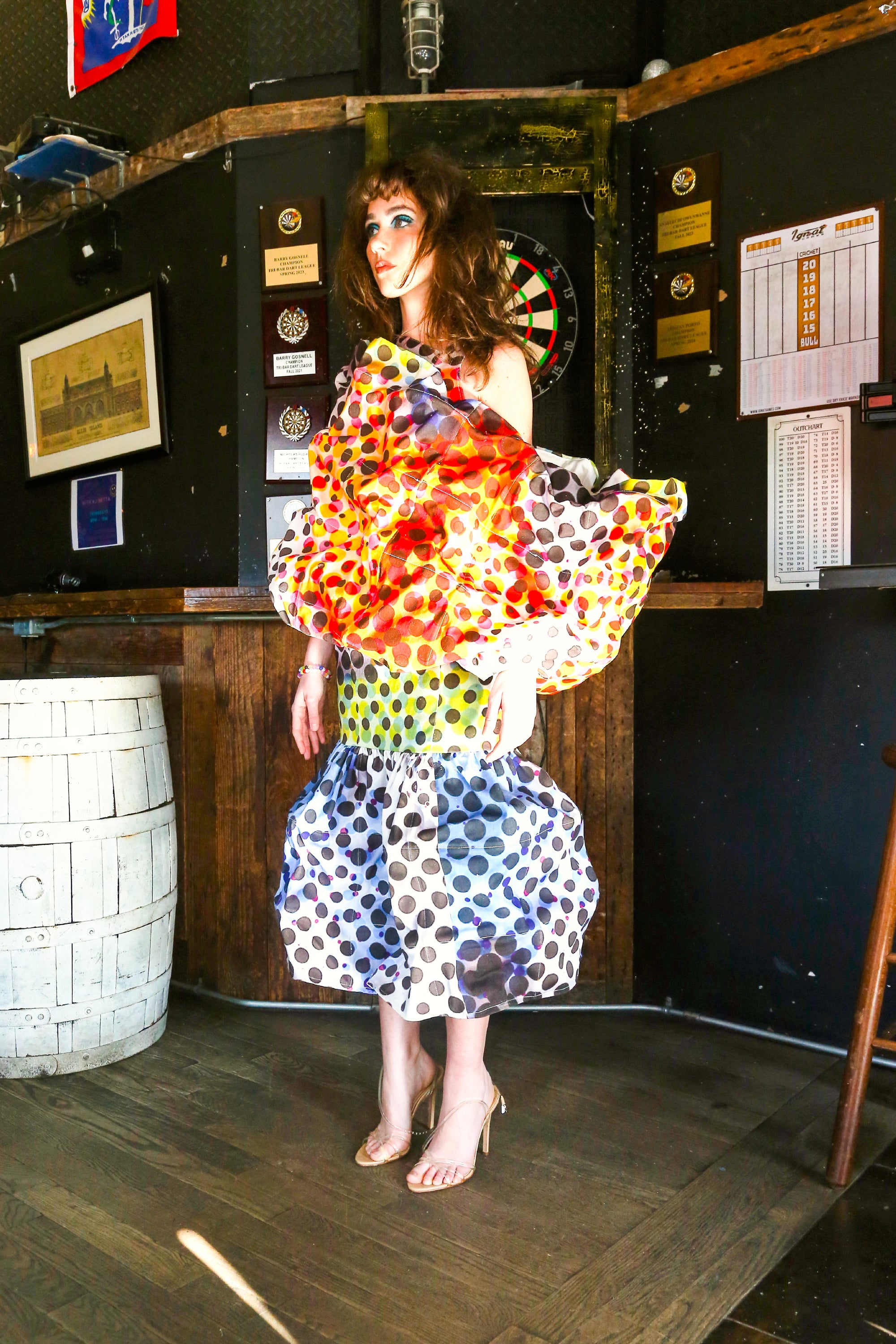 Polka Dot Two- Part Dress