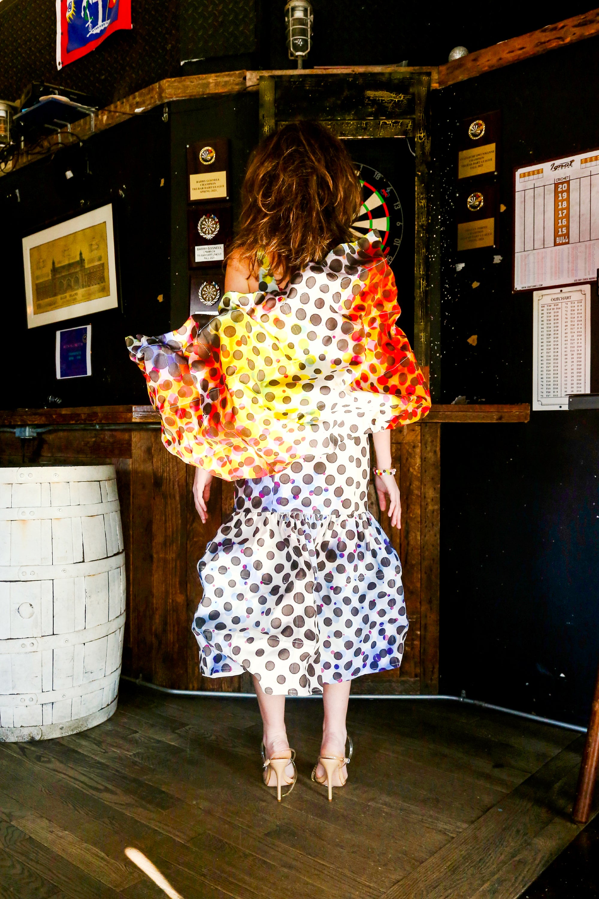 Polka Dot Two- Part Dress
