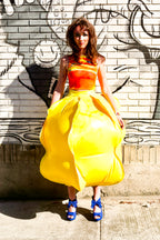 Yellow Inflated Skirt