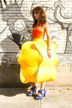 Yellow Inflated Skirt