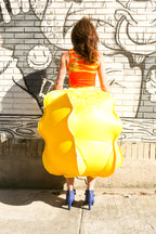 Yellow Inflated Skirt