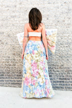 Bow top with matching skirt