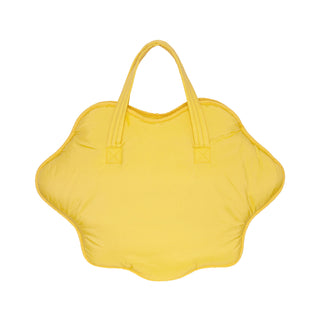 Big Stuffy Pod Purse in Yellow - Front