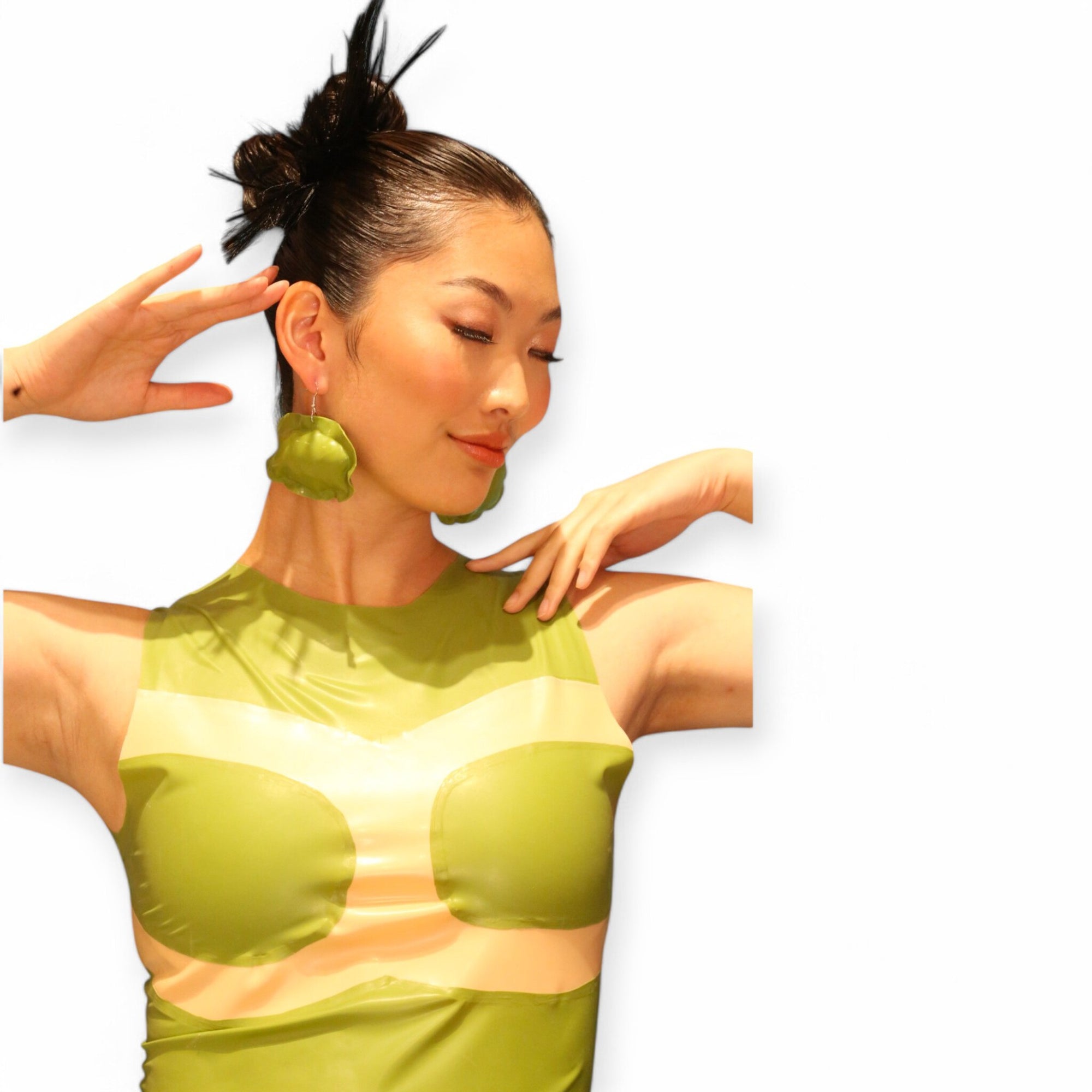 Pebble Earrings-  – Inflatable Latex Earrings in Multiple Colors