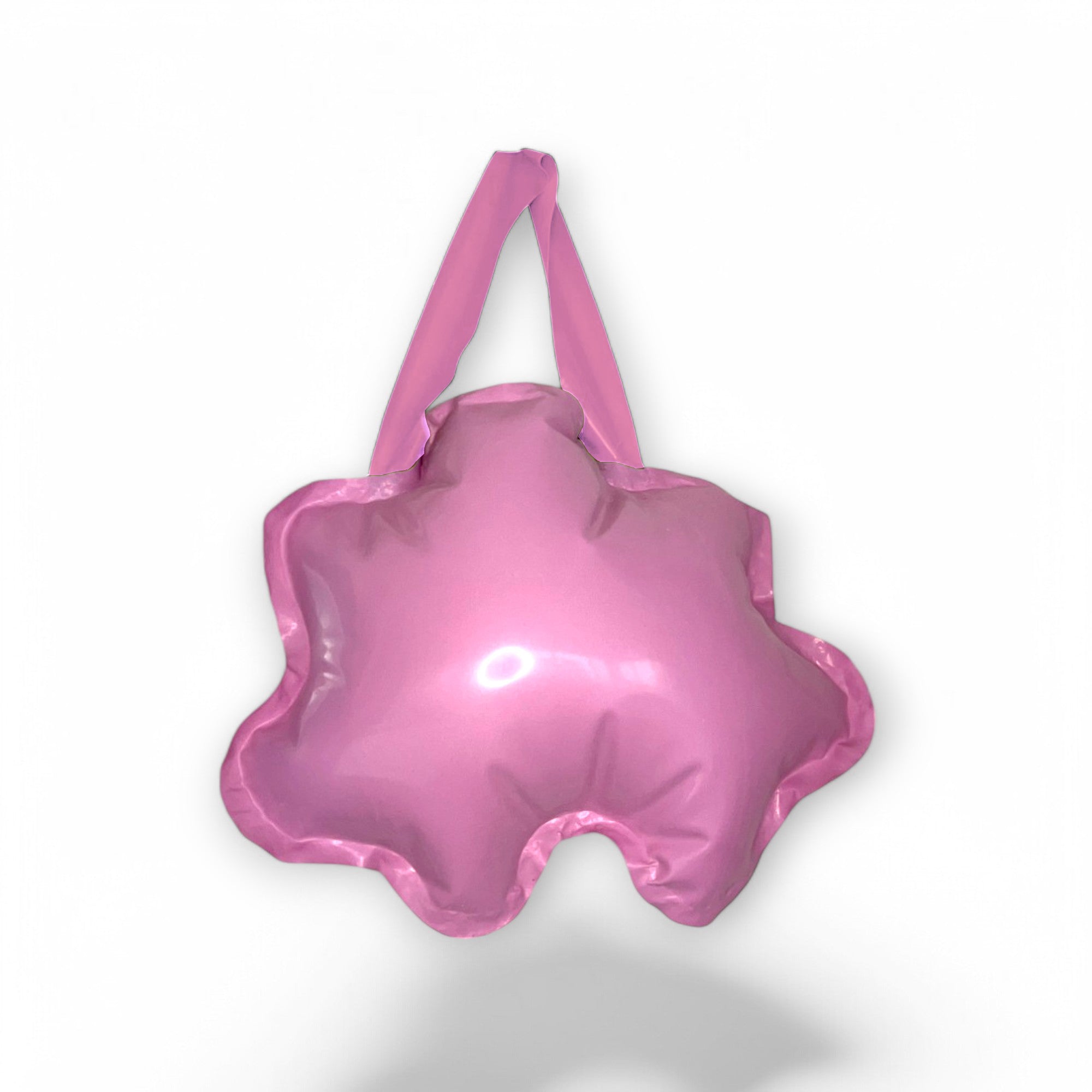 The PUFFY POD PURSE – Inflatable Latex Statement Bag with Inflator