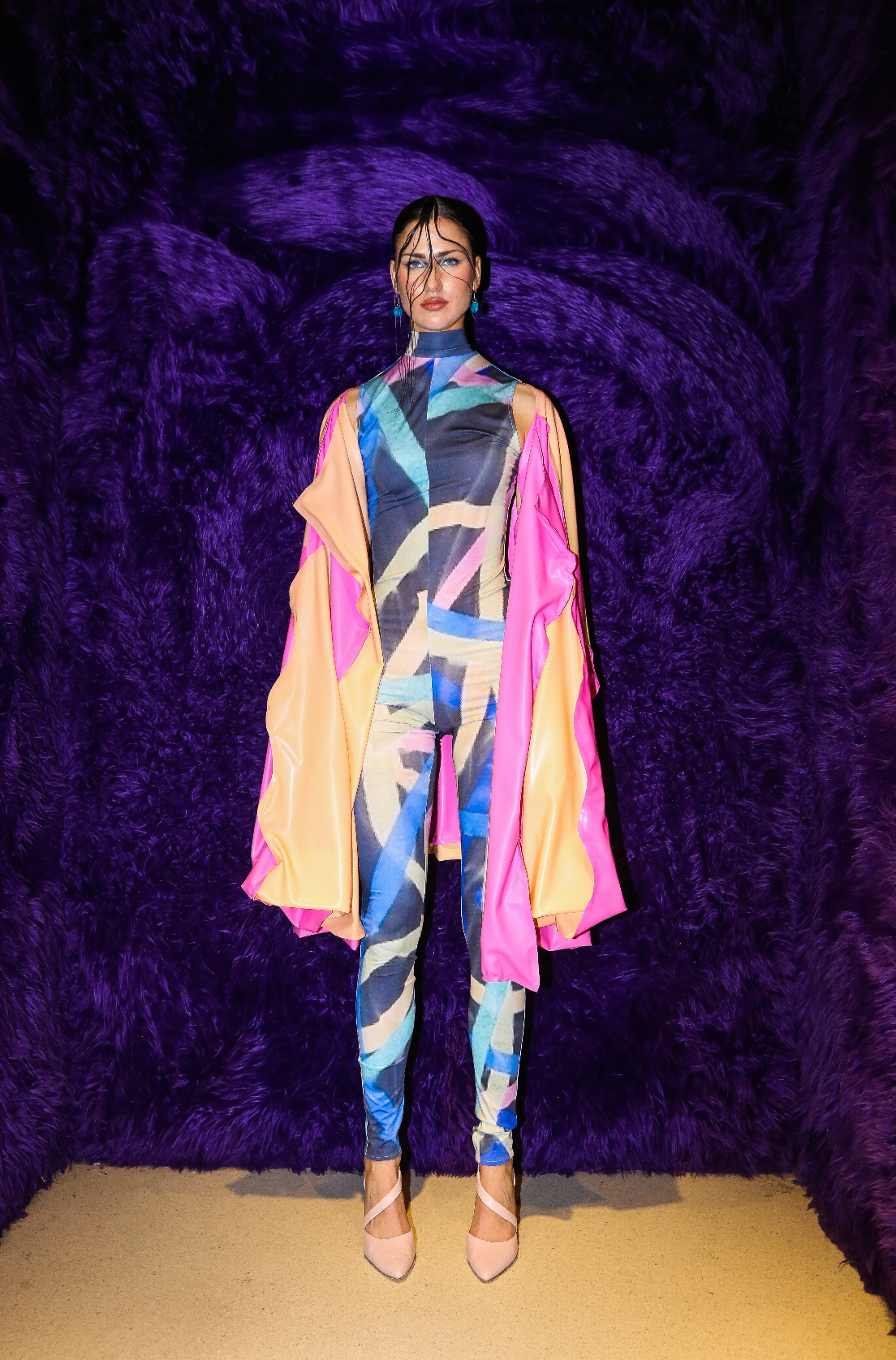 EEG Catsuit- – Printed Bodysuit Inspired by EEG Brainwave Scans