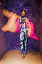 EEG Catsuit- – Printed Bodysuit Inspired by EEG Brainwave Scans
