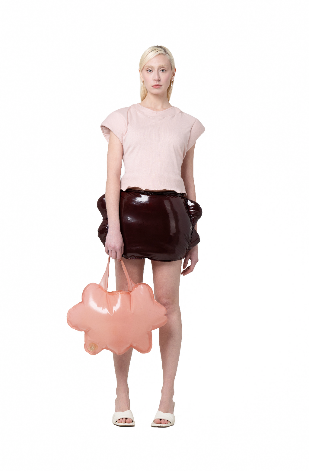 The PUFFY POD PURSE – Inflatable Latex Statement Bag with Inflator