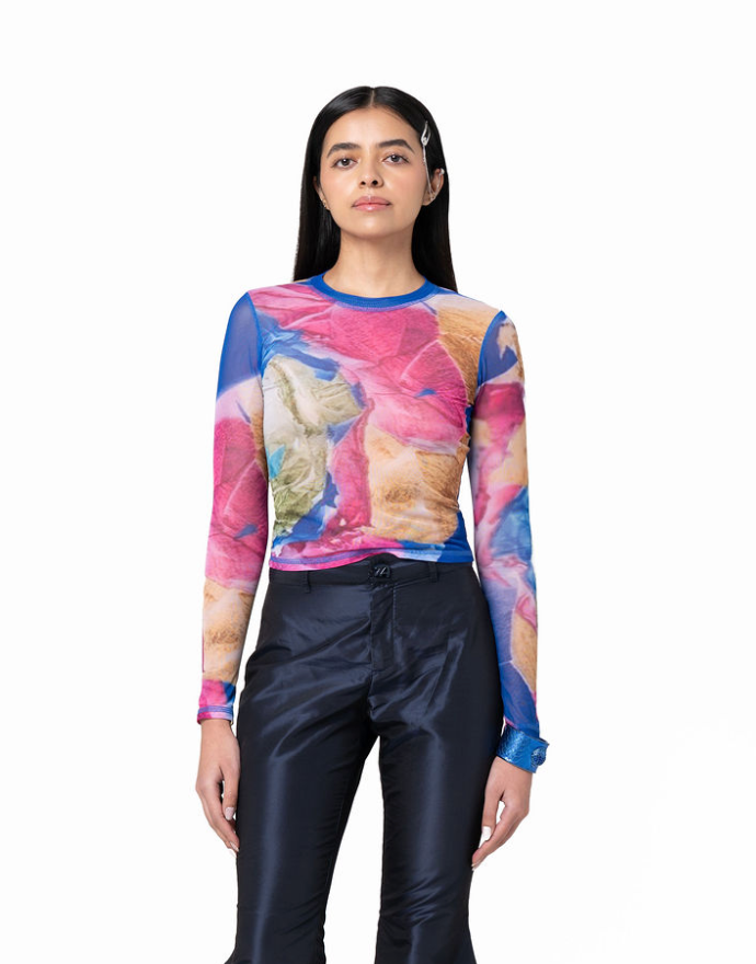 Alessandra Mesh Top